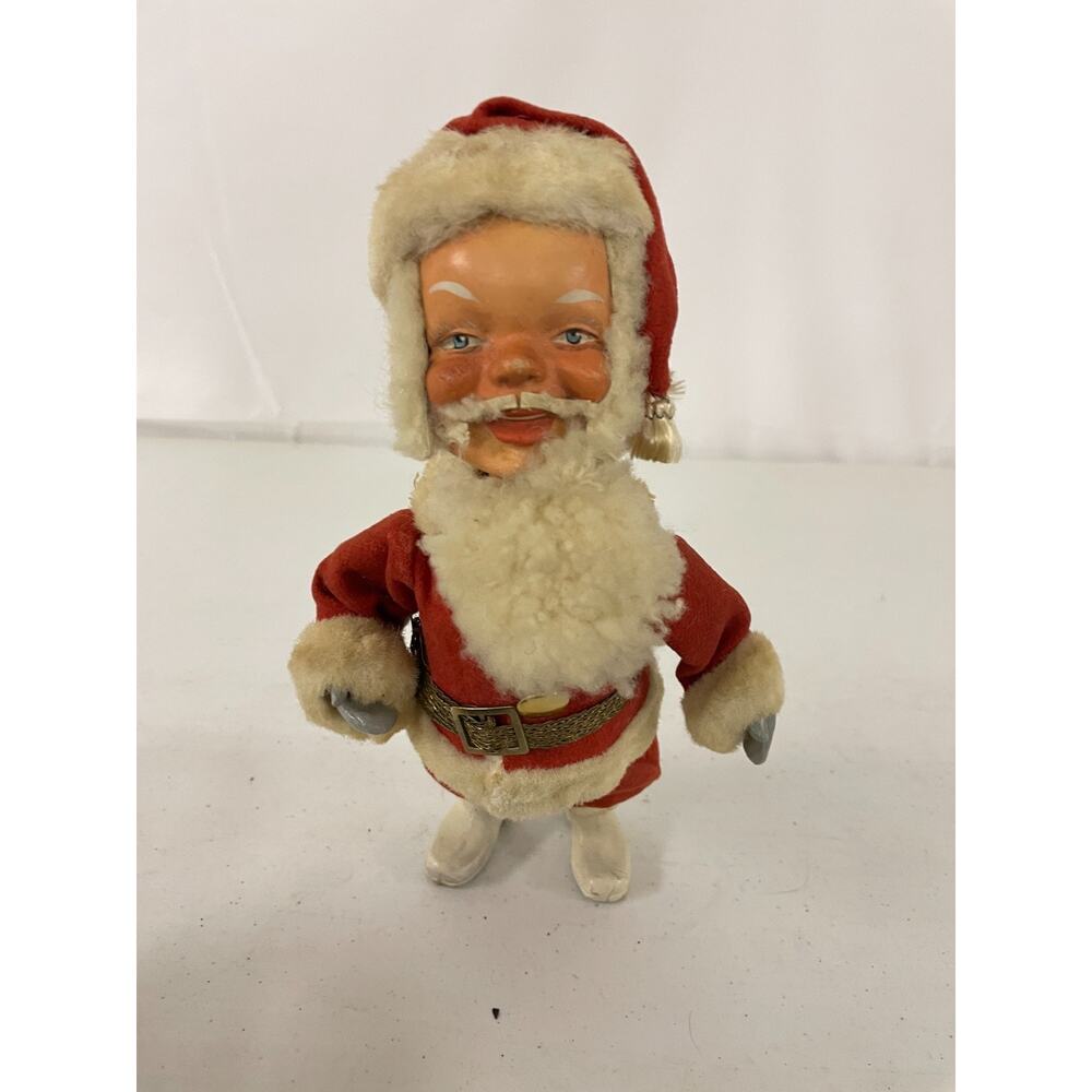 Vintage Santa Claus Doll Christmas Decoration Ornaments Free Standing - Picture 8 of 8